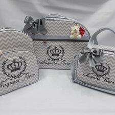 Kit Bolsas Bebê Menino no Jardim Primavera