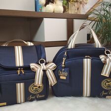 Kit Bolsa e Mochila com o Nome do Bebê em Encruzilhada do Sul