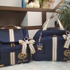 Kit Bolsa e Mochila com o Nome do Bebê no Jabaquara